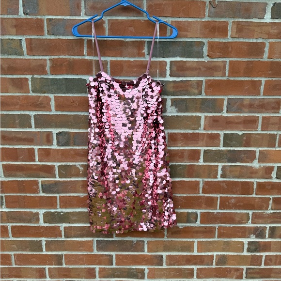 A New Day Pink Sequin Top - Picture 1 of 3